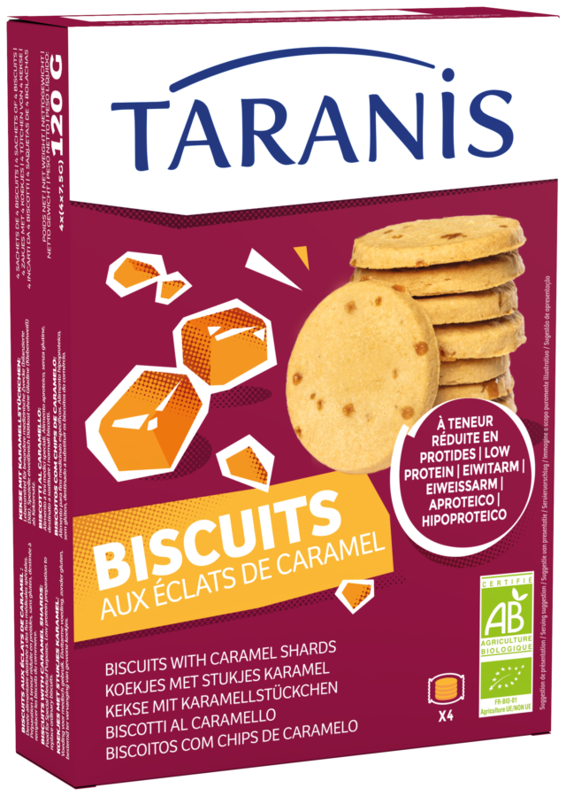Biscuits with caramel shards (organic)