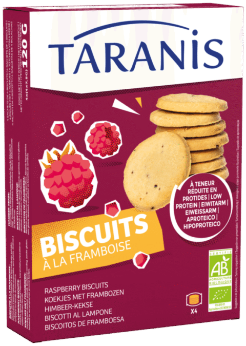 Raspberry biscuits (organic)