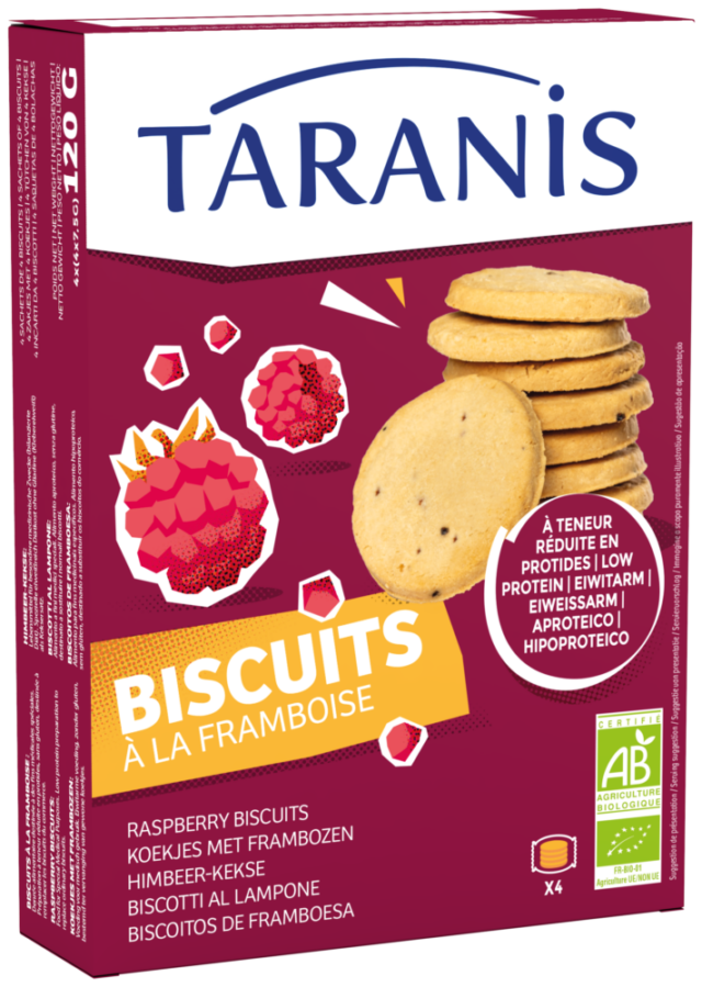 Raspberry biscuits (organic)