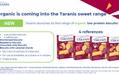 4 new references of organic and low protein biscuits