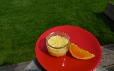 Gâteau de substitut de riz à l&rsquo;orange