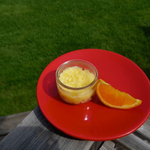Gâteau de substitut de riz à l&rsquo;orange