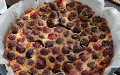 Cherry clafoutis