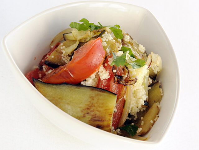 Couscous aux aubergines