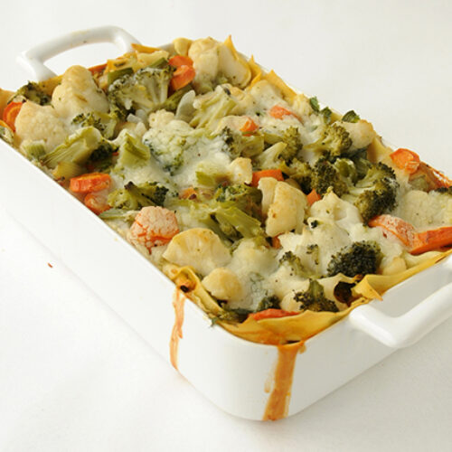 Vegetable lasagne