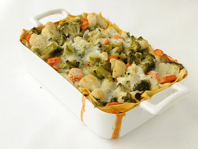 Vegetable lasagne