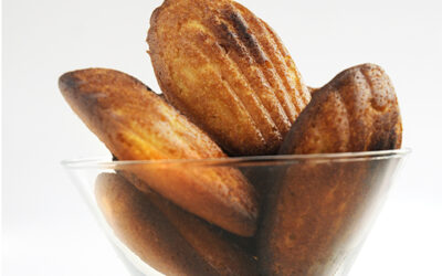 Orange blossom Madeleines