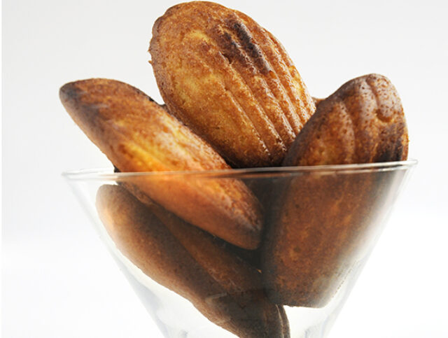 Orange blossom Madeleines