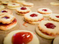 Jam Shortbread Biscuits