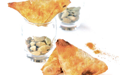 Curry and Cardamom Samosas