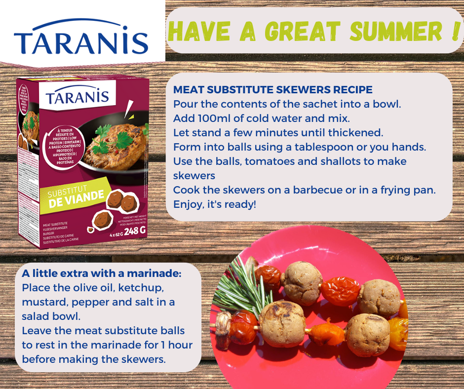 Summer = barbecue with our Meat Substitute!