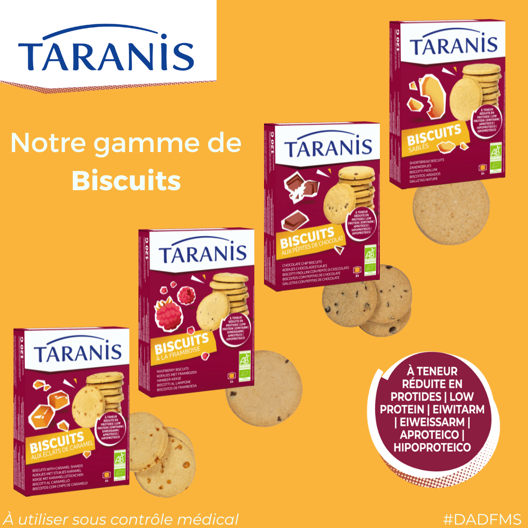 Découvez ou re-découvrez nos biscuits hyproprotidiques