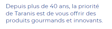 Découvrir le savoir-faire TARANIS                                 
